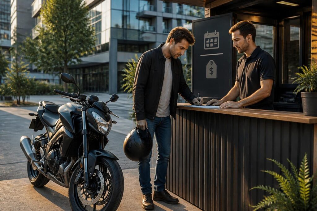 découvrez comment louer une moto facilement, les étapes à suivre et les tarifs pratiqués pour profiter d'une expérience de conduite unique.