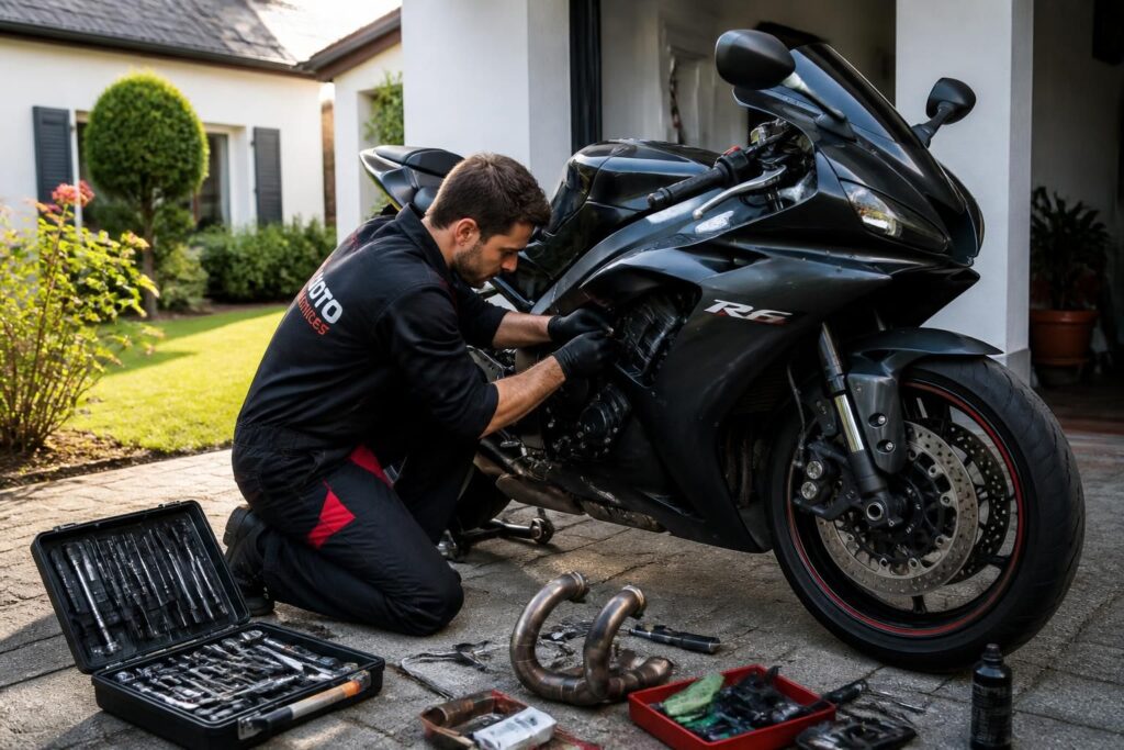 découvrez les avantages et limites du service de mécanicien moto à domicile pour entretenir et réparer votre moto en toute simplicité.