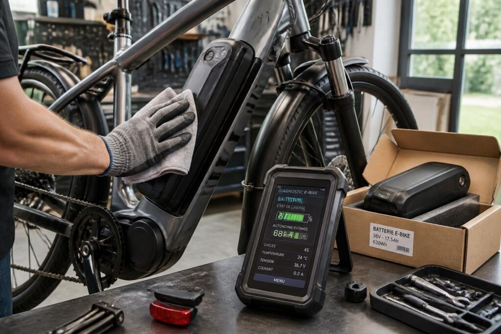 découvrez nos conseils pour l'entretien, l'optimisation de l'autonomie et le remplacement de la batterie de votre vélo électrique afin de prolonger sa durée de vie et assurer des performances optimales.
