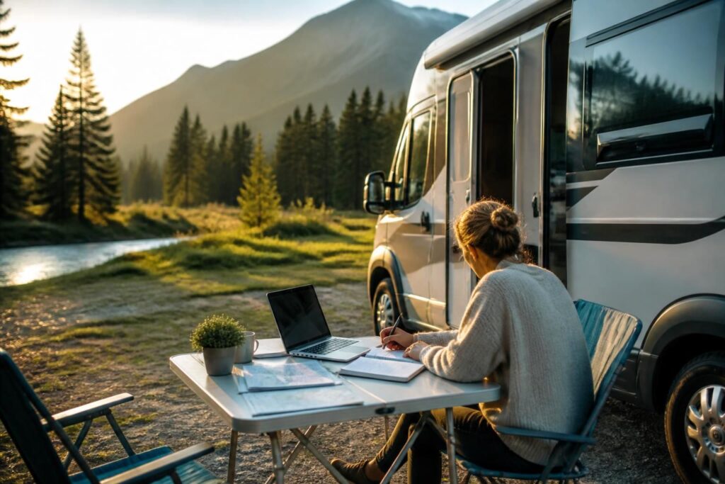 Vivre en camping-car à l&rsquo;année : budget et organisation
