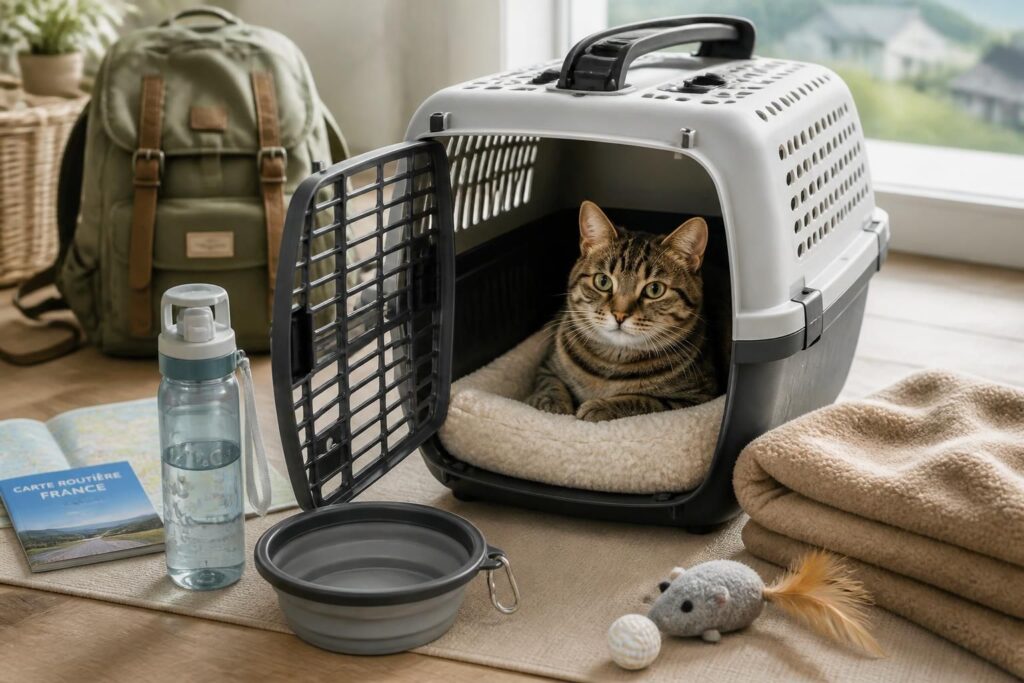 découvrez nos conseils pour choisir la caisse de transport idéale et assurer un voyage calme et sécurisé avec votre chat.