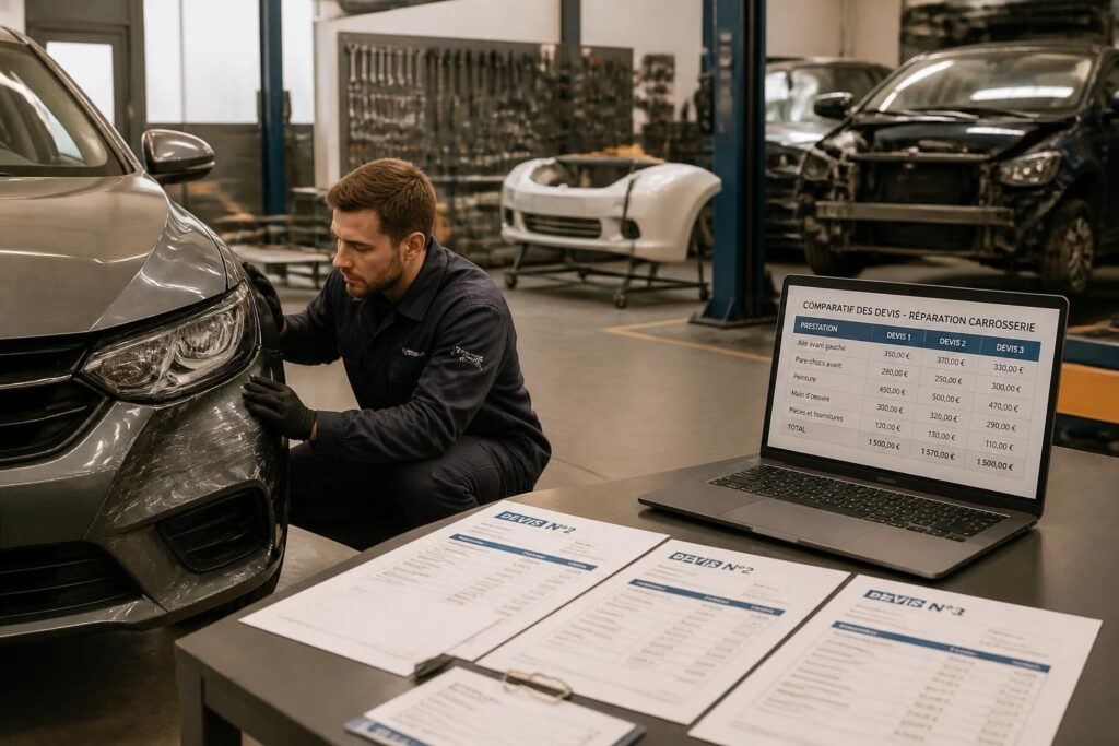 découvrez nos conseils pour obtenir un devis carrosserie au meilleur rapport qualité-prix et réaliser des réparations efficaces sans dépasser votre budget.