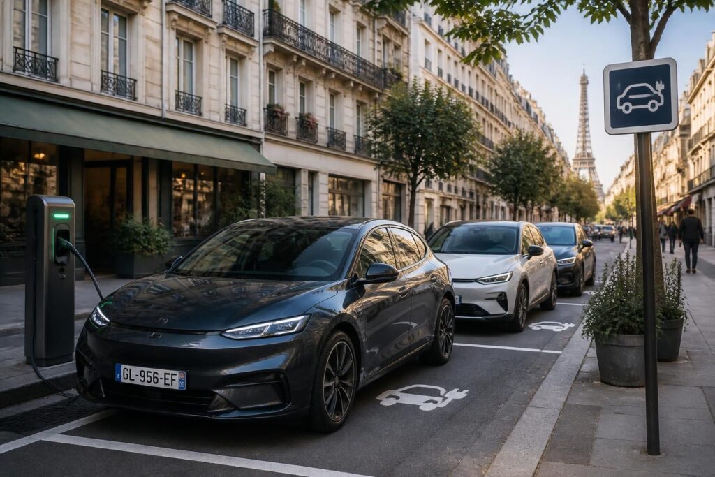 découvrez où stationner gratuitement votre voiture électrique à paris. guide des parkings sans frais pour un stationnement facile et économique en plein cœur de la capitale.