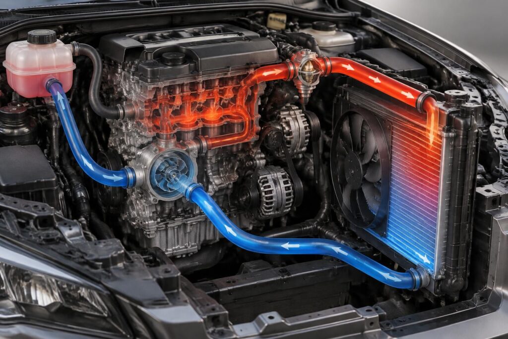 Schéma du circuit de refroidissement : comprendre le fonctionnement moteur facilement